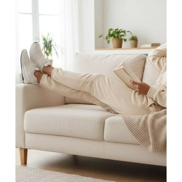 Mondetta XL Women Fleece Jogger Pants Leisure Elastic Waist Sweatpant Loungewear - Picture 9 of 10